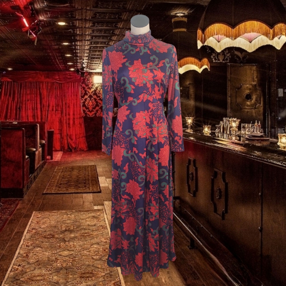 Vintage 60s Maxi Dress